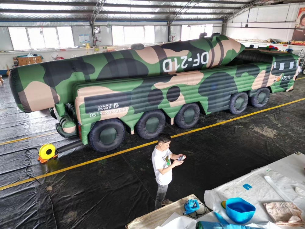 充气坦克，充气战车，军用假目标